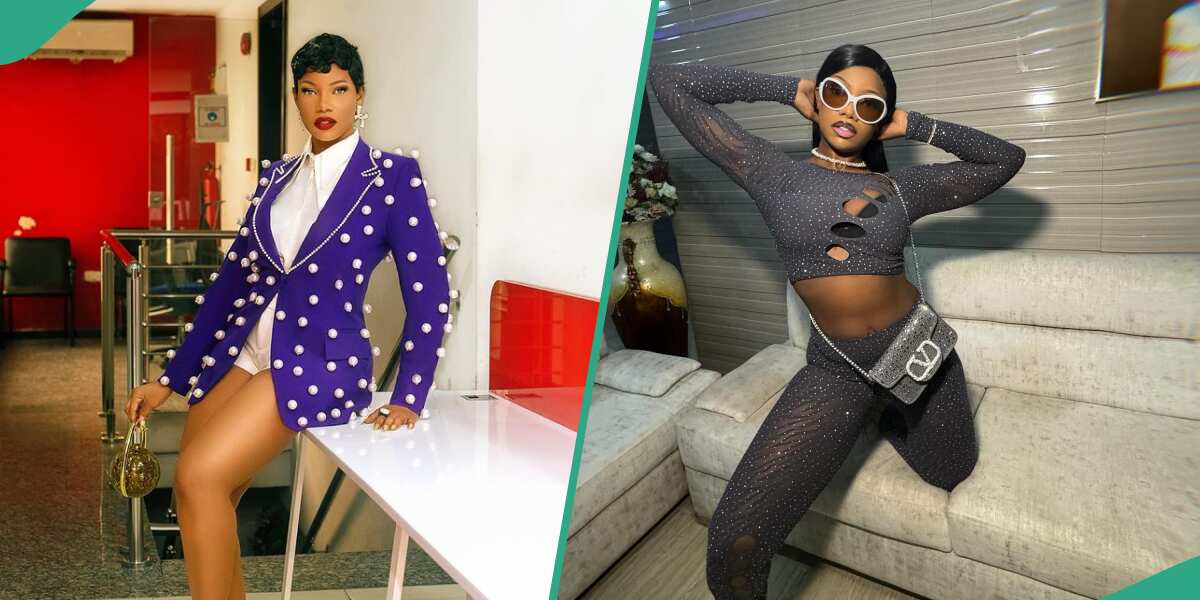 BBNaija's Tacha Leaves Fans Breathless in Stylish Mini Skirt and Jacket: "This Her Wig Don Suffer"