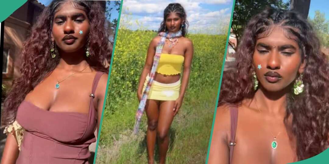 "Nobody Will Believe": Internet Abuzz as Pretty Dark-Skinned Lady Shares Country of Origin in Video