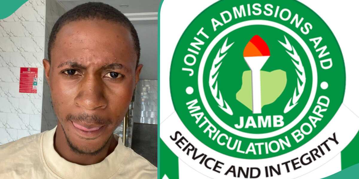 JAMB 2024: "Una Dey Mad," Worried Boy Who Checked His UTME Result Sends Angry Message to Exam Body