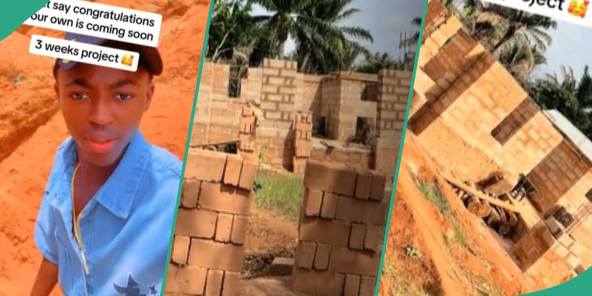 Man Builds House in 3 Weeks, Gets Gerard Stone-Coated Sheets for Roofing, Nigerians Ask Questions