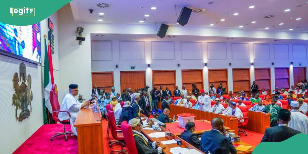 BREAKING: Drama As Senators Fight Over Seats in Newly Renovated Chamber