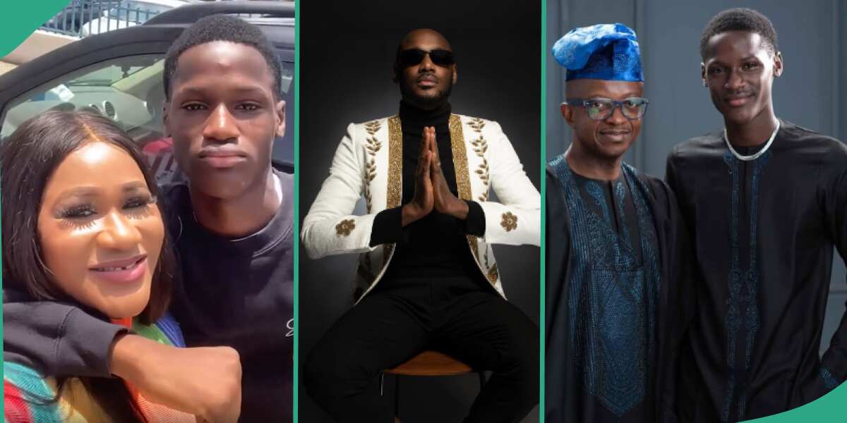 2baba Celebrates First Son With Sunmbo Adeoye at 16, Appreciates His Mom and Stepfather: “One Love”