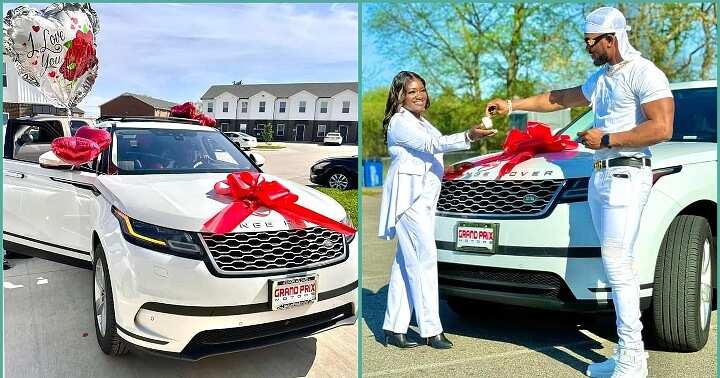 "She Took the Risk for Me": Nigerian Man Buys Range Rover for American Wife Who Took Him Abroad