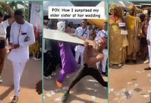 "Her Husband Dey Regret Wedding": Video Shows Moment Bride's Brother Staged Epic Surprise for Sister