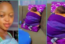 "This Pikin Dey Show Me Shege": Nigerian Mum Ties Her Baby to Pillow in Video, People React