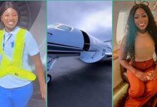 "Such a Lucky Girl": Flight Attendant Who Enjoys Trips in Private Jet Shares Inspiring Story