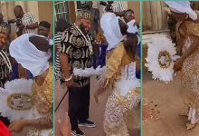 "He Dances Better than Me": Bride Confesses as Energetic Groom Kills the Show on Wedding Day