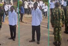Soldiers Enter University, Pay Huge Respect to Their Colleague Who Was Graduating From School