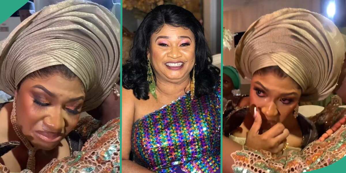 Late Actress Rachel Oniga’s Daughter in Tears As She Weds Without Mum, Video Trends: “So Painful”