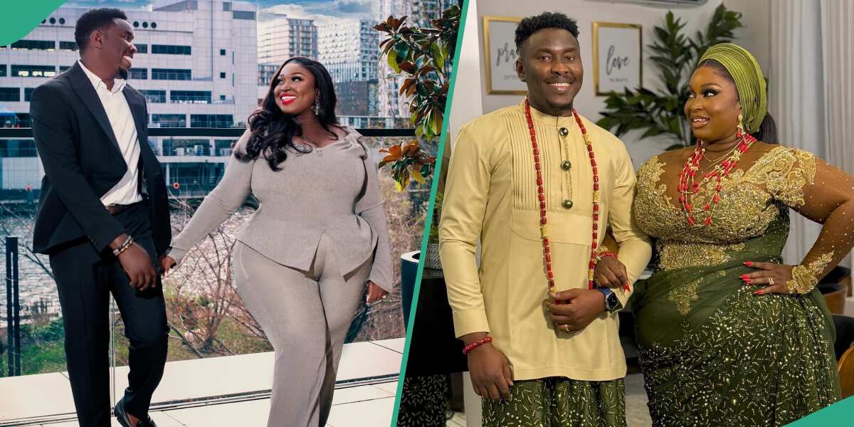 Victor Thompson and His Wife Henrietta Slay in Trendy Outfits, Her Massive Curves Distract Netizens