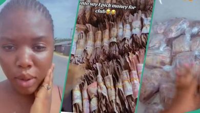 "No Gree for Anybody": Nigerian Girl Visits Night Club, Packs Wads of N100 Notes Home, Video Trends