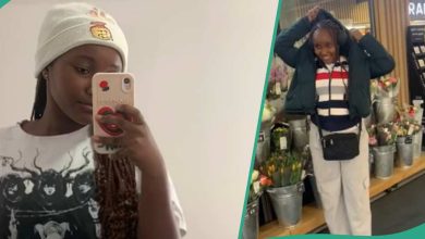 Nigerian Lady Moves Abroad as Teenager, Captures Her Final Moment at the Airport and Plane