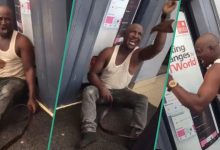 Nigerian Man Devastated after Coming Out of Bank to Find Out His Bike Was Stolen, Video Goes Viral