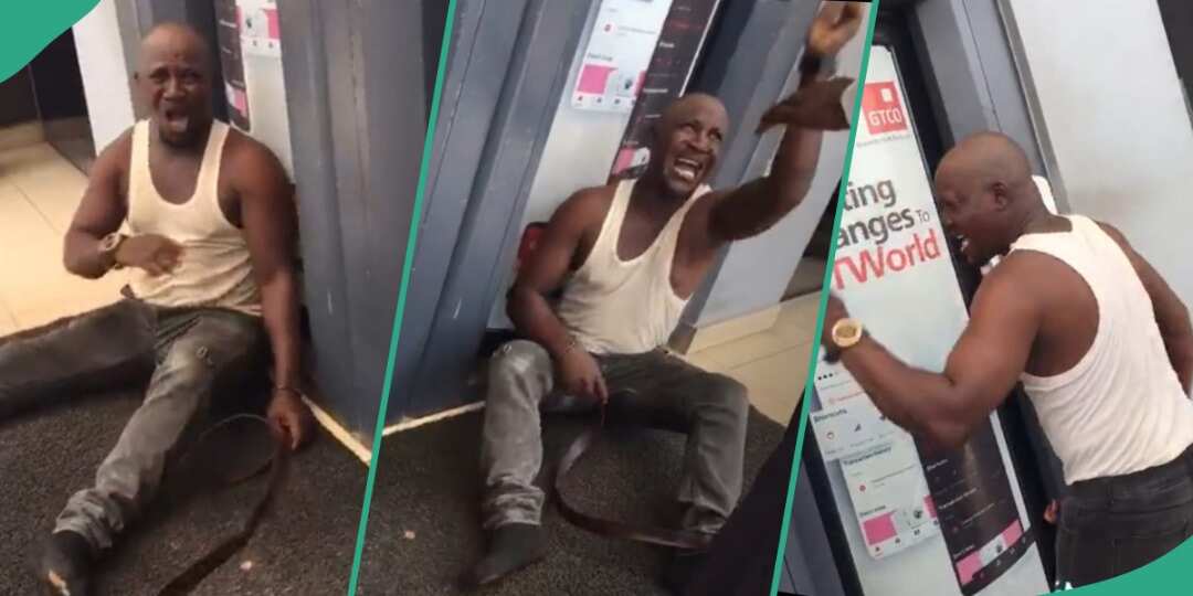 Nigerian Man Devastated after Coming Out of Bank to Find Out His Bike Was Stolen, Video Goes Viral
