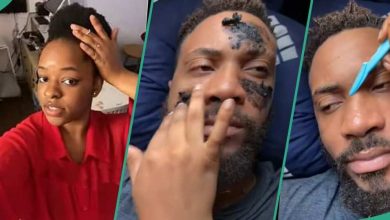 Romantic Lady Leaves Men Wishing for Her Type of Woman as She Pampers Her Man's Face Like King