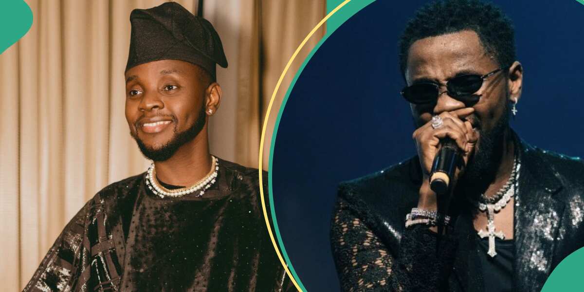 Kizz Daniel Goes Traditional, Makes Grand Entrance With ‘Oriki’ Singer, Talking Drum at OVO Arena