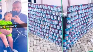 Nigerian Father Asks Nestle Foods For Reward As His Daughter Consumes 212 Cans of NAN 1 and 2 Milk