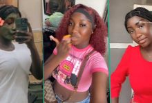 "Sapa Wan End me": Nigerian Lady Who Couldn't Afford Braids Cuts All Her Hair, Flaunts New Look