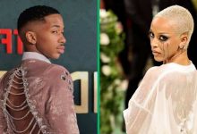 Lasizwe Unearths 7-Year-Old Photo Wearing a Towel to an Event and Compares Himself to Doja Cat