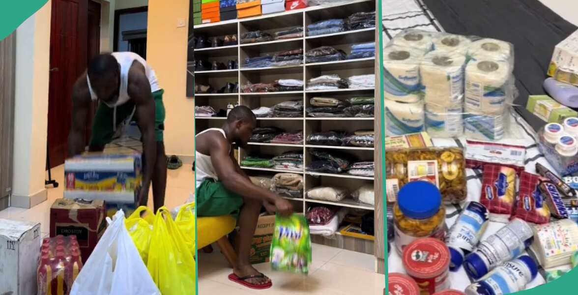 "I No Understand, Na Provision Store?" Man Stocks His House With Plenty Foodstuffs and Provisions