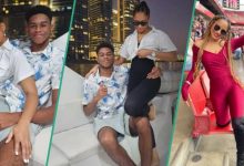 Kanu Nwankwo's Young-looking Wife and their 19-Year-Old Son Could Pass for Siblings, Photos Go Viral