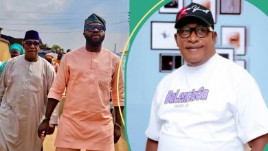 "You showed me the way": Femi Adebayo showers Dad, Oga Bello prayers as he turns a year older