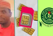 JAMB Portal: Student Loses SIM Card Used to Register UTME, His Result Refuses to Show Through SMS