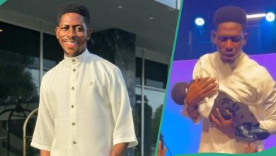 “Him Don Turn Pastor?” Moses Bliss Dedicates Baby, Dare Named After Him, Fans React