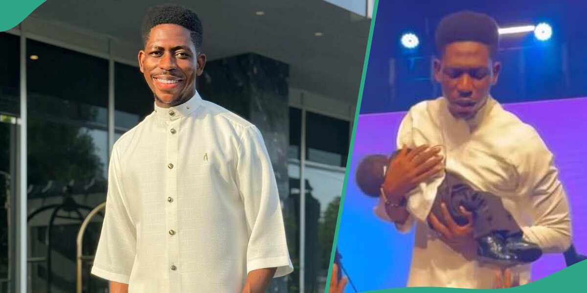“Him Don Turn Pastor?” Moses Bliss Dedicates Baby, Dare Named After Him, Fans React