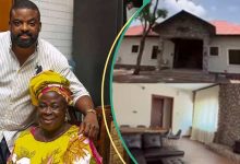 “Peace of Mind”: Kunle Afolayan Builds New House for His 81-Year-Old Mum, Interior Stuns Many