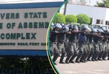 JUST IN: Tension as Police Take Over Rivers House of Assembly Quarters
