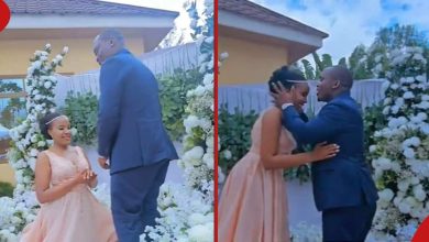 43-year-old single mum celebrates as successful younger man, 35, marries her
