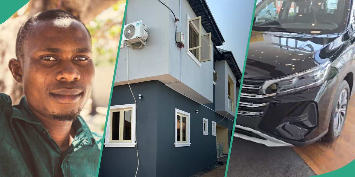 Happy Mother's Day: Nigerian Man Builds House, Gets Brand New GAC Car for Mum who Took Care of Him