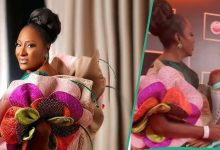 “Wetin That Girl Wear?” Ireti Doyle's Daughter's Outfit to AMVCA Raises Eyebrow, Fans Knock Her