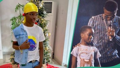 “Amazing And Blessed Son”: Wizkid’s First Son Clocks 13, Mum Gushes, Shows Off His Shoe Collection