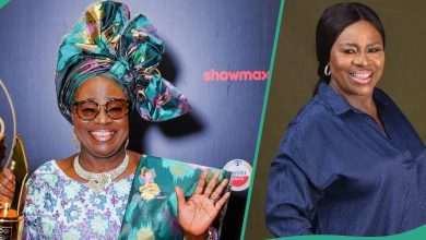 “Congrats Momma": Adorable Moment Iya Rainbow Took AMVCA Plaque to Church For Thanksgivings Trends
