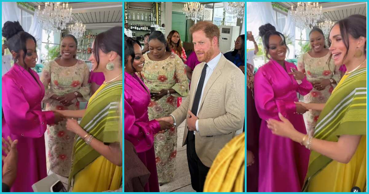 Jackie Appiah Hangs Out With Prince Harry And Wife Meghan Markle In Nigeria, Lovely Video Trends