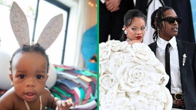 Rihanna and A$AP Rocky’s Son, RZA Marks 2nd Birthday, Rocks Designer Outfit, Shares custom Pizza