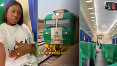 Train Ride From Lagos to Abeokuta: Lady Pays N6,000 to Travel By Train, Enjoys Fast Journey