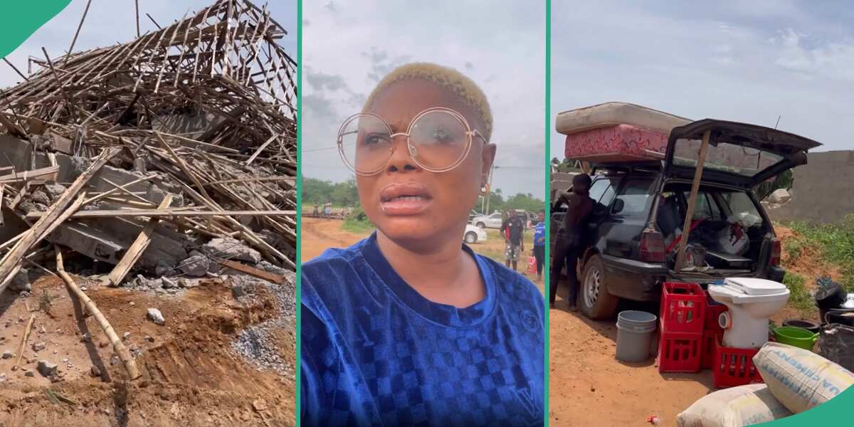 “Everything Is Gone”: Actress Evan Okoro Breaks Down As Delta Government Demolishes Her House