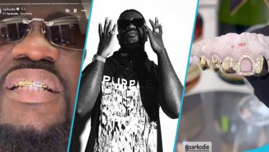 Sarkodie Flaunts Golden Teeth With Diamonds, Video Awes Many: "Money Talks"
