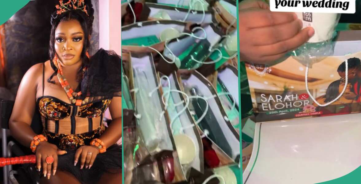 'Tears' as Bride's Souvenirs Land in Nigeria 3 Weeks after Her Wedding, Video Makes People Emotional