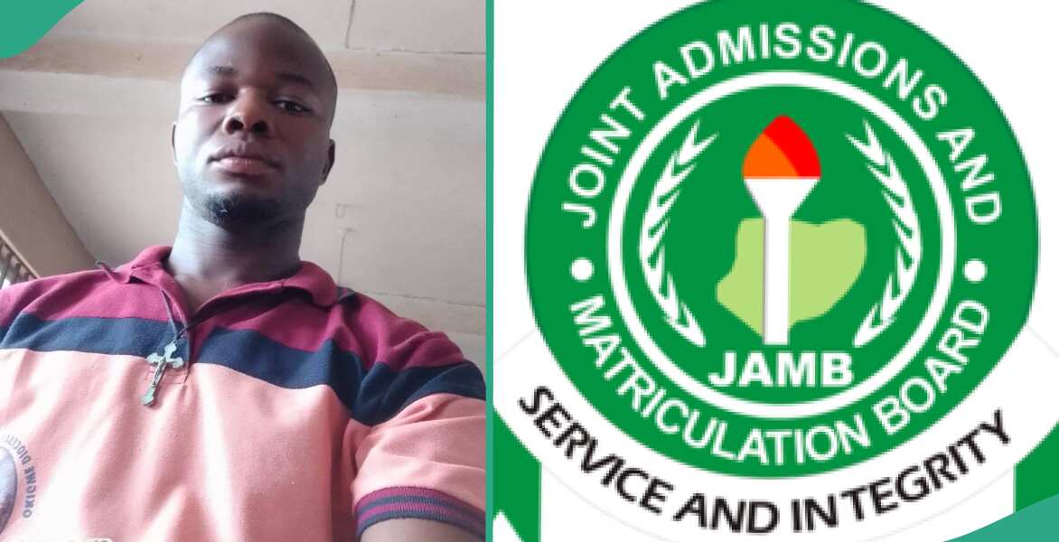 JAMB 2024: Young Man Laments Bitterly as He Shares His UTME Result, Sends Netizens into Frenzy
