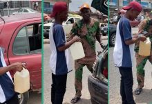 "Fuel For Free": Man Gives Full Gallon of Fuel to Driver, Asks Him to Pour it in Car Without Paying