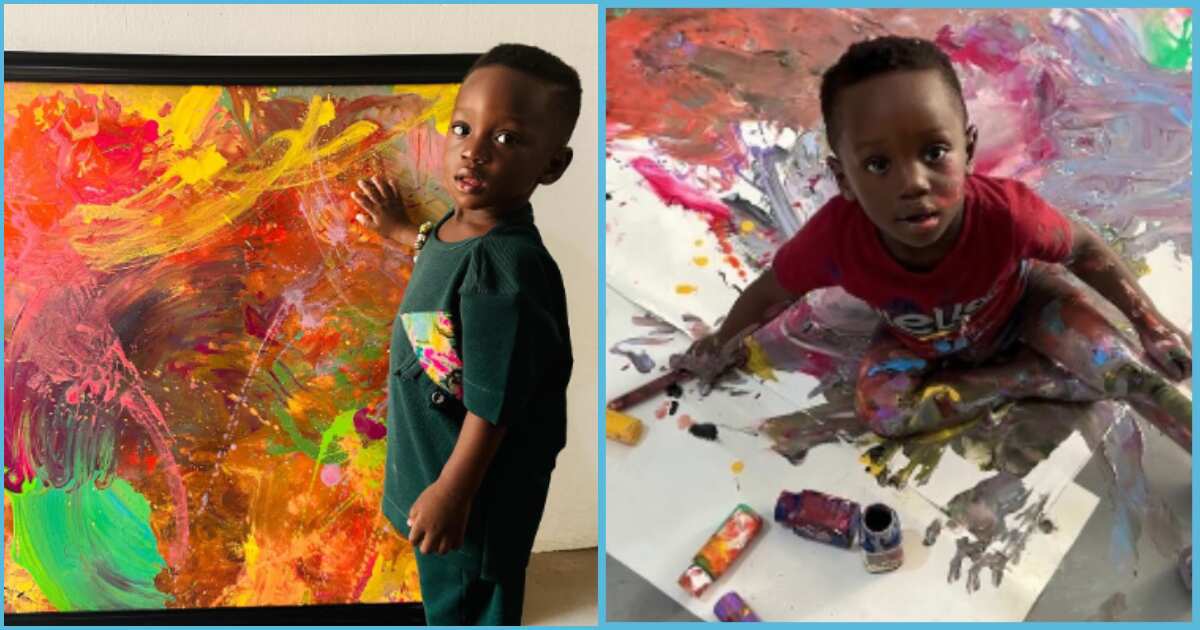 GWR: One-Year-Old Ghanaian Boy Named World's Youngest Male Artist, Breaks 21-Year Record
