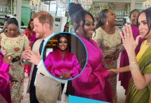 Jackie Appiah Shares Stunning Photos Of The Iconic Dress She Wore To Meet Meghan Markle In Nigeria