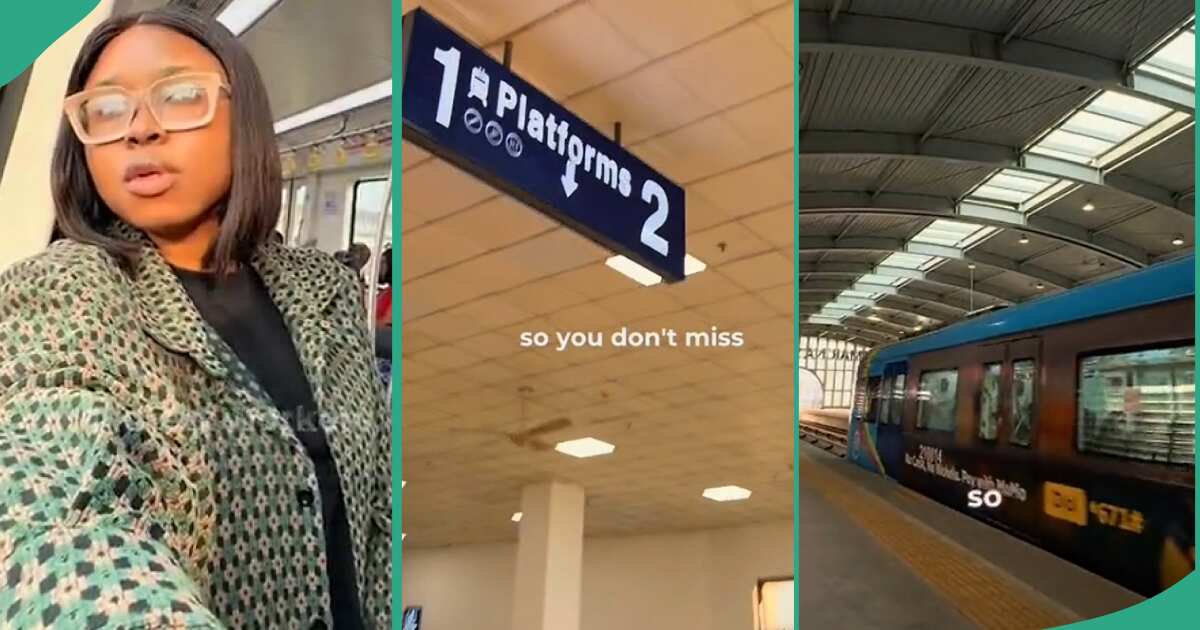 "It Looks Like London Metro: Lady Pays N2000 For Ticket, Travels Around Lagos City Using Train
