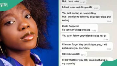 Lady in Talking Stage Shares the '20 Commandments' Man Listed for Her to Obey, People React