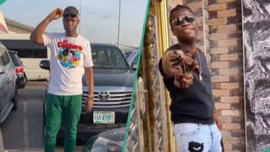 Speed Darlington Tackled By Military Men Over His Camouflage Trousers, Peeps React: "U are Wrong"