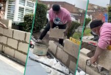 Woman Builds Wall, Tiles Her House Herself Without Calling Builders, Video Shows Her Mixing Cement